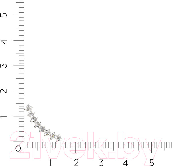 Изображение товара Серьги из серебра ZORKA 0310843 (с фианитами)