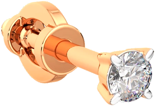Изображение товара Моносерьга из розового золота ZORKA 3D00389.14K.R (с бриллиантом)