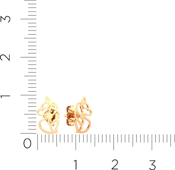 Изображение товара Серьги из розового золота ZORKA 3900160.14K.R