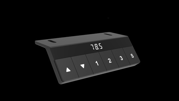 Изображение товара Стол с подъемным механизмом Smartstol One 140x80x1.8 (белый/серый камень)