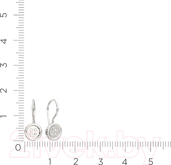 Изображение товара Серьги из серебра ZORKA 0300339