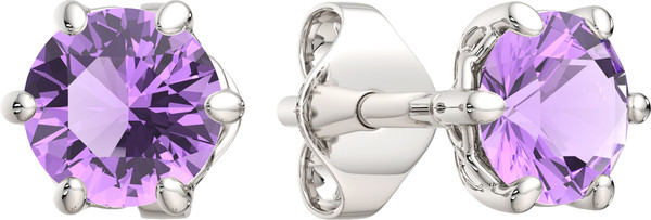 Изображение товара Серьги из серебра ZORKA 03S6037 (с аметистами)