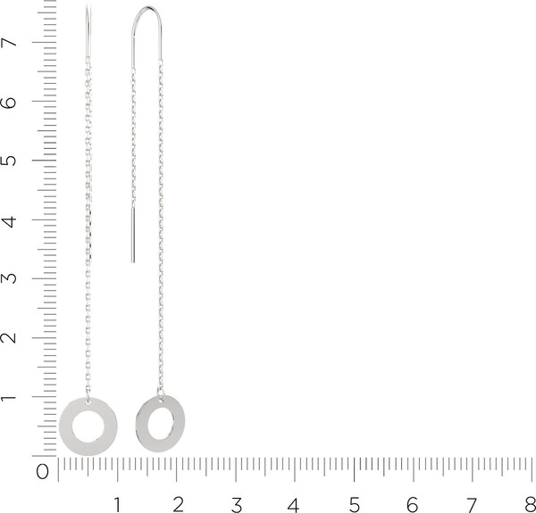Изображение товара Серьги из серебра ZORKA 0390033