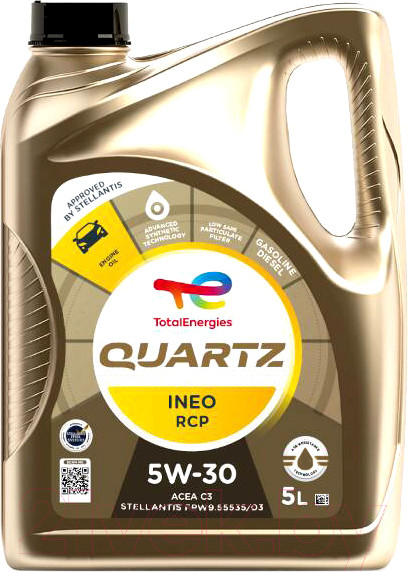 Изображение товара Моторное масло Total Quartz Ineo RCP 5W30 / 213089 (5л)