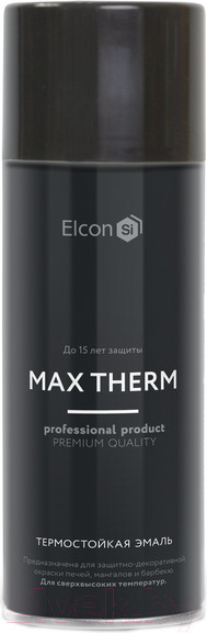 Изображение товара Эмаль Elcon Термостойкая до 400C (520мл, синий)