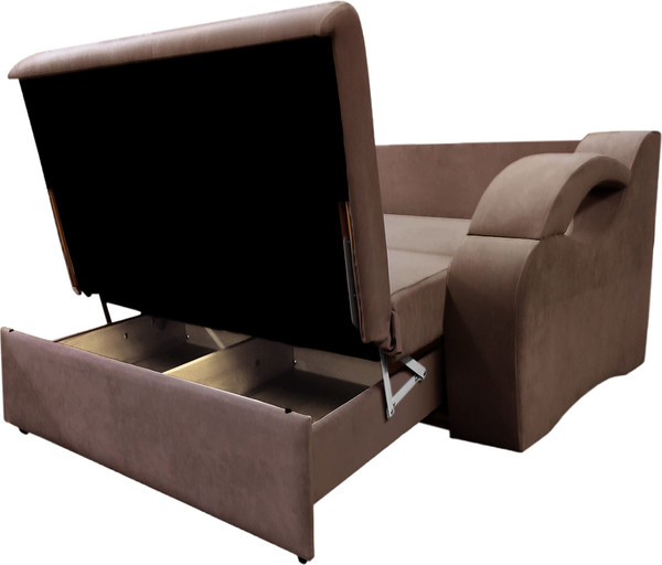 Изображение товара Кресло-кровать Bobrovmebel Болеро 1-0.8   (микровелюр cимпл 45 коричневый)