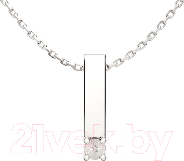 Изображение товара Колье из серебра ZORKA 05D0015 (45см, с бриллиантом)