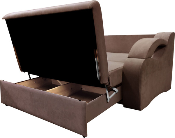 Изображение товара Диван Bobrovmebel Болеро 1-1.0  (микровелюр cимпл 45 коричневый)