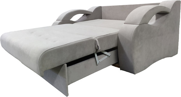 Изображение товара Диван Bobrovmebel Болеро 1-1.0  (микровелюр cимпл 30 светло-серый)