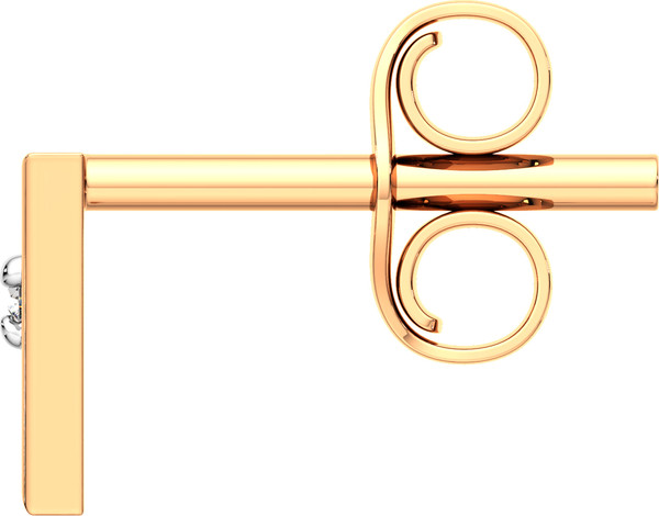 Изображение товара Серьги из розового золота ZORKA 3101199.9K.R (с фианитами)