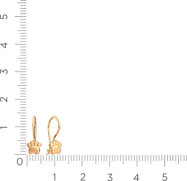 Изображение товара Серьги из розового золота ZORKA 300316.14K.R