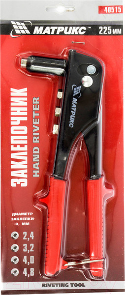 Изображение товара Ручной заклепочник Matrix 40515