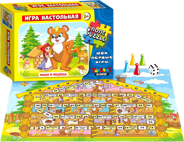 Изображение товара Настольная игра Topgame Маша и медведь / 01378