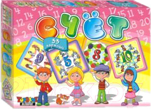 Изображение товара Развивающая игра Topgame Счет 33 карточки / 01384