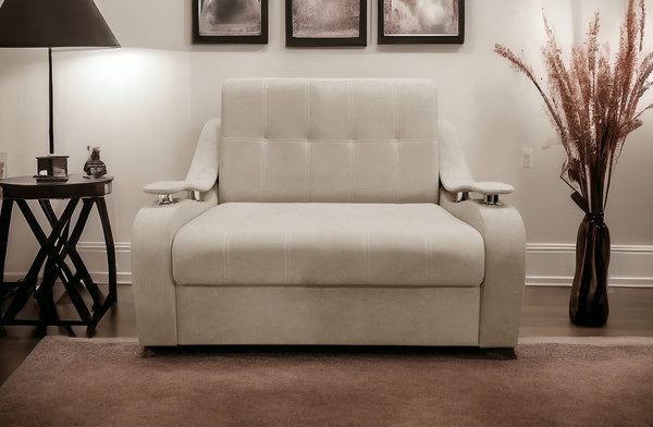 Изображение товара Диван Bobrovmebel Болеро 3-1.0  (микровелюр cимпл 42 бежевый)