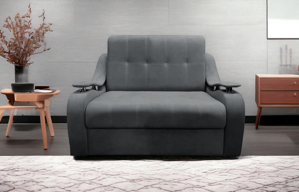 Изображение товара Диван Bobrovmebel Болеро 3-1.0  (микровелюр cимпл 30 светло-серый)