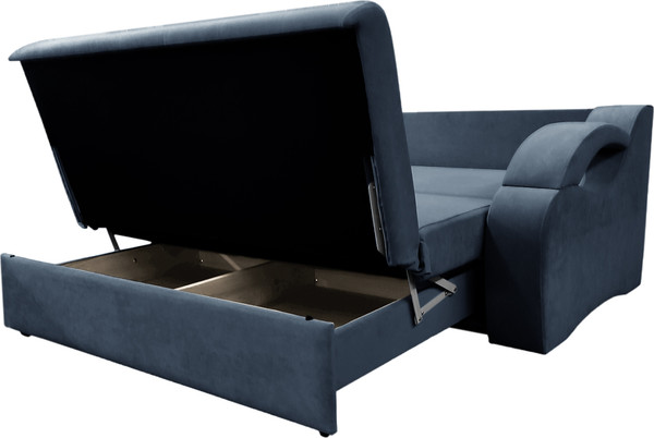 Изображение товара Диван Bobrovmebel Болеро 1-1.4  (микровелюр cимпл 54 серый)