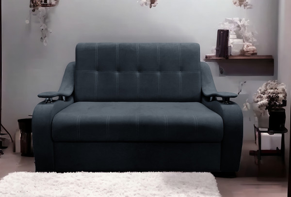 Изображение товара Диван Bobrovmebel Болеро 3-1.2  (микровелюр cимпл 54 серый)