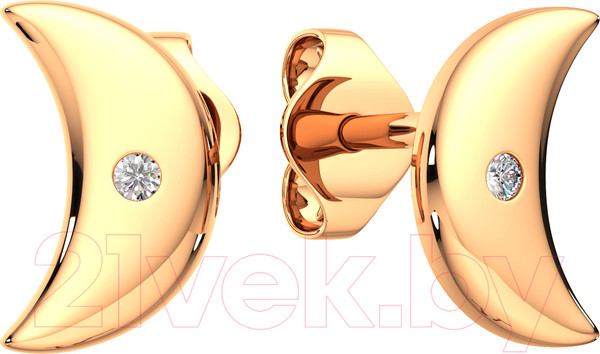 Изображение товара Серьги из розового золота ZORKA 3101654.9K.R (с фианитами)