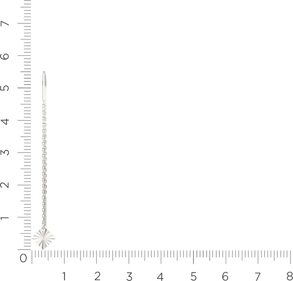 Изображение товара Серьги из серебра ZORKA 0390081