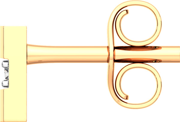 Изображение товара Моносерьга из розового золота ZORKA 310907.9K.R (с фианитом)