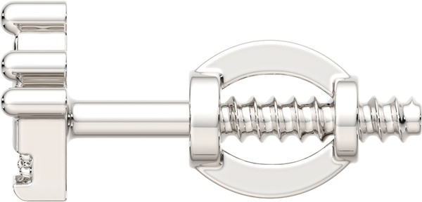 Изображение товара Моносерьга из белого золота ZORKA 3D00423.14K.W.ZZ (с бриллиантами)