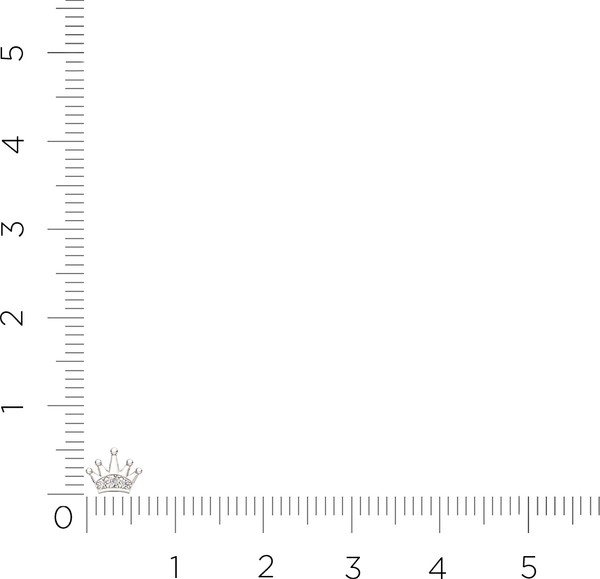 Изображение товара Моносерьга из белого золота ZORKA 3D00423.14K.W.ZZ (с бриллиантами)