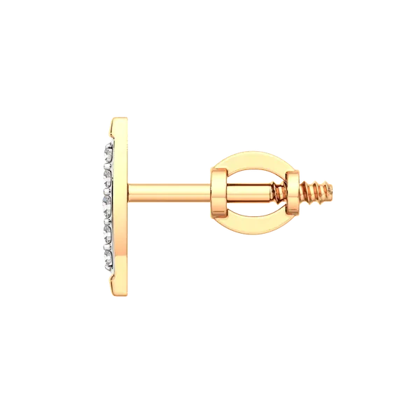 Изображение товара Моносерьга из розового золота ZORKA 3D00360.14K.R (с бриллиантами)