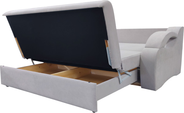 Изображение товара Диван Bobrovmebel Болеро 1-1.6  (микровелюр cимпл 30 светло-серый)