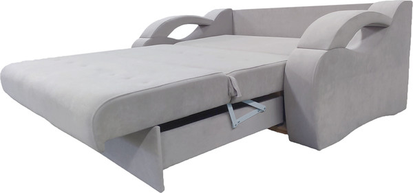 Изображение товара Диван Bobrovmebel Болеро 1-1.6  (микровелюр cимпл 30 светло-серый)