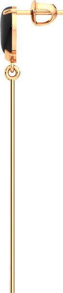 Изображение товара Моносерьга из розового золота ZORKA 3G0712.9K.R.CS (с ониксом)