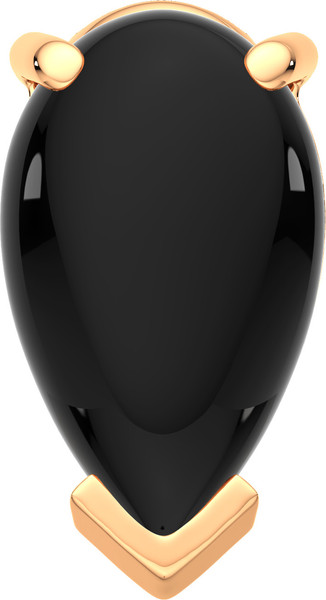 Изображение товара Моносерьга из розового золота ZORKA 3G0715.9K.R.CS (с ониксом)