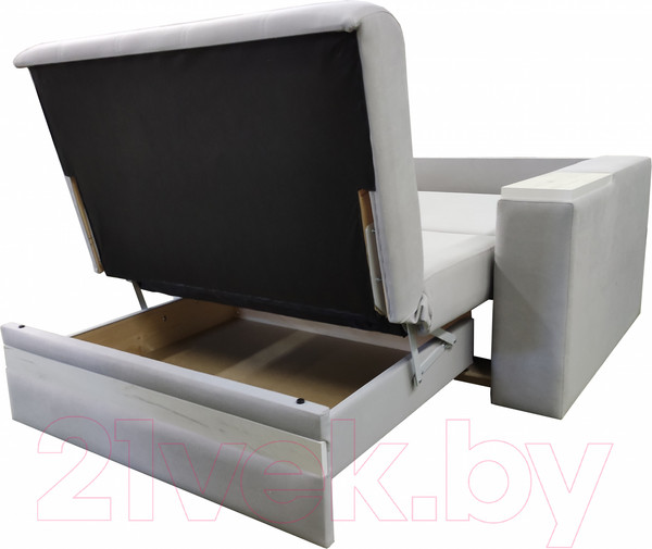 Изображение товара Диван Bobrovmebel Болеро 2-0.8тнц (микровелюр cимпл 30 светло-серый)