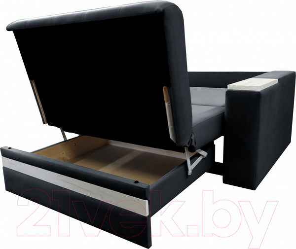 Изображение товара Диван Bobrovmebel Болеро 2-0.8тнц  (микровелюр cимпл 54 серый)