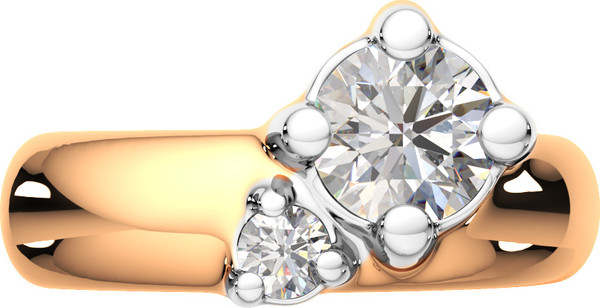 Изображение товара Моносерьга из розового золота ZORKA 3101580.14K.R (с фианитами)