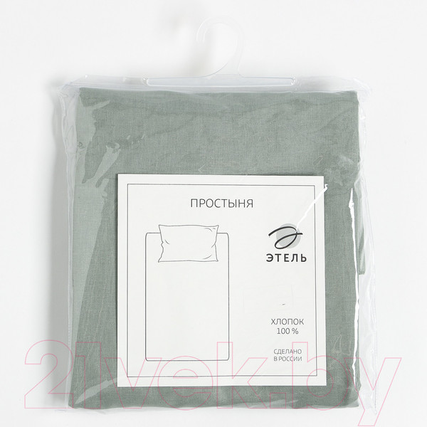 Изображение товара Простыня Этель 9241698 (зеленый)