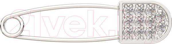 Изображение товара Брошь из серебра ZORKA 0940009.ZZ (с фианитами)