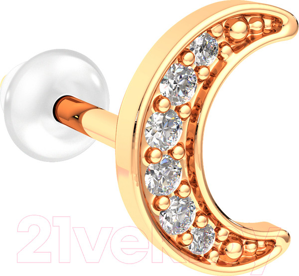 Изображение товара Моносерьга из розового золота ZORKA 310461S.9K.R (с фианитами)