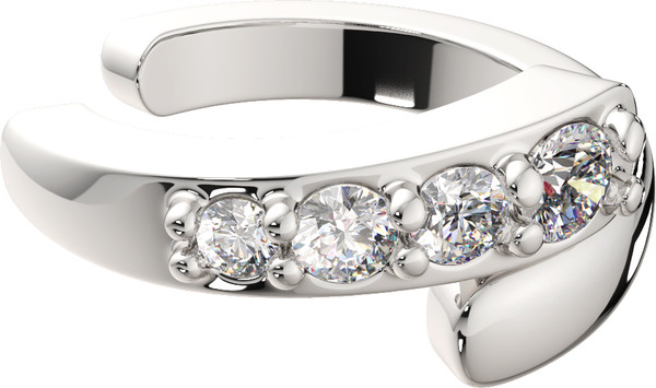 Изображение товара Моносерьга из белого золота ZORKA 3101313.9K.W (с фианитами)