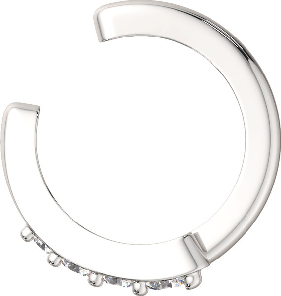 Изображение товара Моносерьга из белого золота ZORKA 3101313.9K.W (с фианитами)