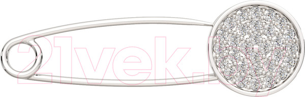 Изображение товара Брошь из серебра ZORKA 0940006 (с фианитами)