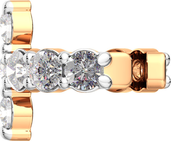 Изображение товара Моносерьга из розового золота ZORKA 3101545.14K.R (с фианитами)