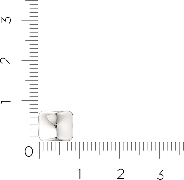 Изображение товара Моносерьга из серебра ZORKA 0300438
