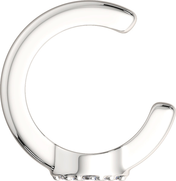 Изображение товара Моносерьга из белого золота ZORKA 3D00456.14K.W (с бриллиантом)