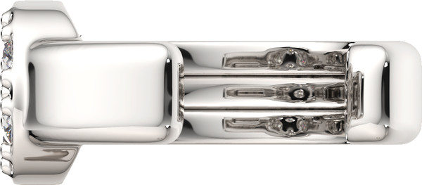 Изображение товара Моносерьга из белого золота ZORKA 3D00456.14K.W (с бриллиантом)