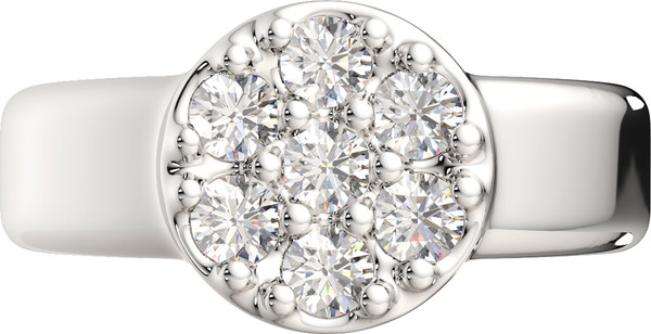 Изображение товара Моносерьга из белого золота ZORKA 3D00456.14K.W (с бриллиантом)