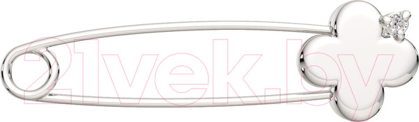 Изображение товара Брошь из серебра ZORKA 09D0005 (с бриллиантом)