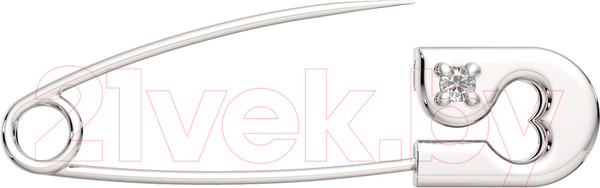Изображение товара Брошь из серебра ZORKA 09D0004 (с бриллиантом)