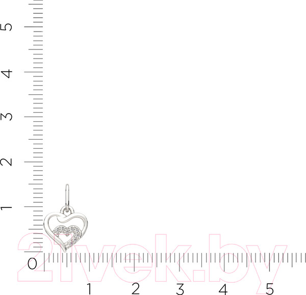 Изображение товара Подвеска из серебра ZORKA 04401009.ZZ (с фианитами)