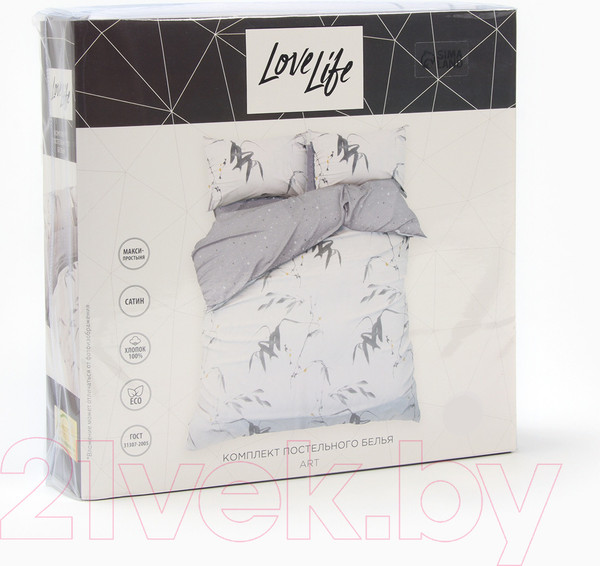 Изображение товара Комплект постельного белья Love Life Art Евро / 10416729